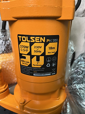 MÁY BƠM CHÌM NƯỚC SẠCH 370W-0.5HP TOLSEN 79976- HÀNG CHÍNH HÃNG