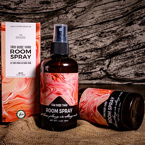 Xịt chống muỗi và thơm phòng Tâm Dược Thảo 220ml - Tinh dầu thảo dược 100% tự nhiên