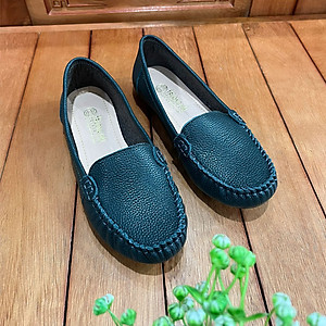 Giày lười nữ da bò mềm thời trang cao cấp Trường Hải