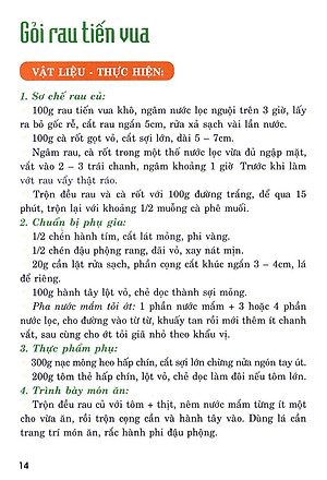 Sách Nấu Ăn Ngon - Gỏi và Món Nguội