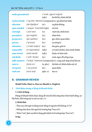Sách Bài Tập Tiếng Anh Lớp 11 - Có Đáp Án