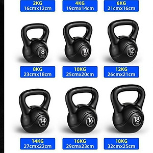 Tạ Ấm 4kg , Tạ Bình Vôi Bê Tông Bọc Nhựa PE Cao Cấp Luyện Tập Thể Dục Thể Hình Tại Nhà Với Tạ Bình Vôi Để Có Vóc Dáng Như Ý