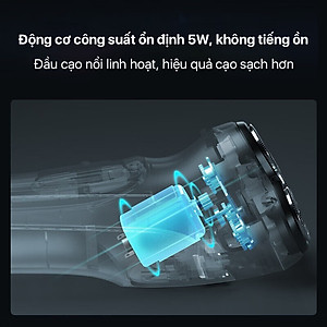 Máy Cạo Râu Enchen BlackStone đầu cắt nổi 3D Đầu Cạo Râu 3 Đầu Dao Cạo - Hàng chính hãng