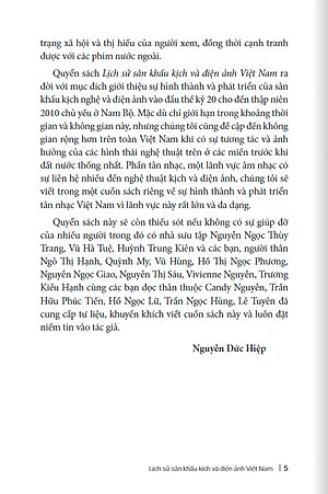 Lịch Sử Sân Khấu Kịch Và Điện Ảnh Việt Nam