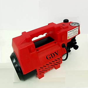 Máy rửa xe và xịt rửa đa năng GDV QXJ04-2 có chỉnh áp tặng kèm đầy đủ phụ kiện - Màu Ngẫu Nhiên - Hàng Chính Hãng