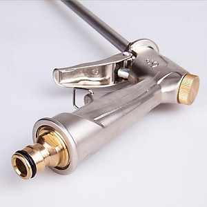 Vòi tưới cây rửa xe đa năng , vòi xịt nước làm bằng chất liệu KIM LOẠI có 3 KIỂU PHUN - 206701-1