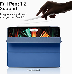 Bao Da Dành Cho iPad Pro 11 inch 2021/2022 và iPad Pro 12.9 inch 2021/2022 ESR Rebound Magnetic Slim Case - Hàng Nhập Khẩu