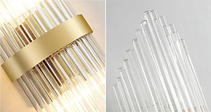 Đèn tường ZUDAN pha lê kiểu dáng độc đáo, trang trí nội thất sang trọng.