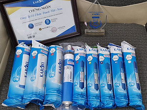 Bộ 10 lõi lọc nước Karofi hàng chính hãng dùng cho máy lọc nước Karofi Livotec LRC110-H