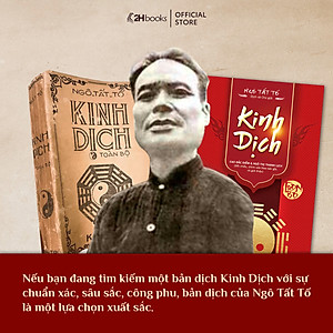 Sách- Kinh Dịch Trọn Bộ, Bìa Cứng (Ngô Tất Tố)- Sách Phong Thủy Kinh Dịch (Tái bản 2019)- 2HBooks