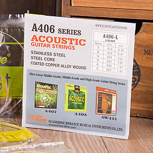 Combo 3 Bộ Dây Dàn Guitar Acoustic Alice A406P