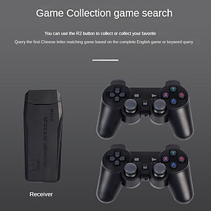 Bộ Máy Retro Gamestick M8 64G 2 tay cầm kết nối HDMI cho màn hình Tivi máy tính máy chiếu hàng nhập khẩu