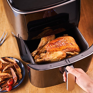 Nồi chiên không dầu kết hợp hấp và nướng điện tử Tefal FW201815- giỏ chiên 6.5L/1.6kg - Hàng chính hãng