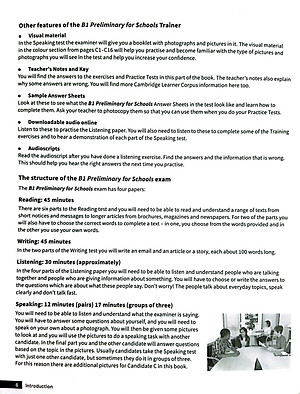 B1 Preliminary for Schools Trainer 1 for the Revised 2020 Exam Six Practice test With Answers and Teacher's Notes With Downloadable Audio