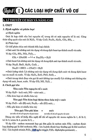 Sách Các Chuyên Đề Bồi Dưỡng Học Sinh Giỏi Hóa Học 9 (Tái Bản)