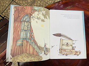 [Bìa cứng có áo, in màu toàn bộ]  Người Bán Hạnh Phúc - Davide Calì - Marco Somà minh họa - Crabit Kidbooks