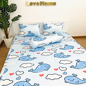 Ga chống thấm cho trẻ sơ sinh và trẻ nhỏ chống thấm nước bảo vệ nệm LoveMama loại 1 chính hãng