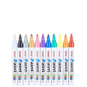 Bút sơn Toyo - 12 cây 1 hộp- Màu trắng