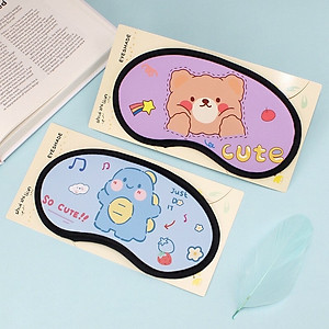 Miếng Che Mắt , Bịt Mắt Ngủ Hoạt Hình Dễ Thương - Hàng Chính Hãng