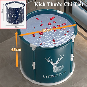 Bồn Tắm Gấp Gọn KUNBE Ngâm Người Xông Hơi Giữ Nhiệt Tiện Lợi