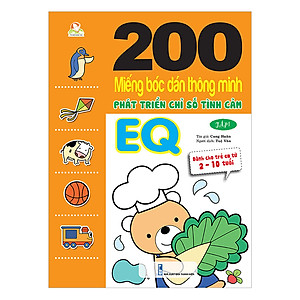 Combo 200 Miếng bóc dán thông minh 2-10 tuổi (Bộ 6 quyển)