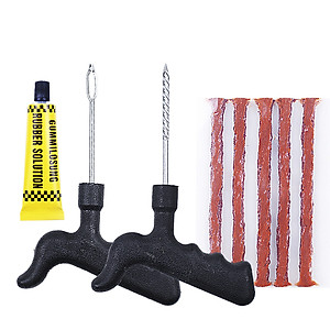 Bộ Dụng Cụ Vá Xe Không Ruột - Bộ Sửa Chữa Vá Xăm Xe Đạp, Xe Máy Tiện Dụng - Hàng Nhập Khẩu