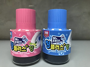 Combo 2 Cốc thả bồn cầu tẩy xanh toilet Mr.Fresh - Hàn Quốc 180g hương Ngàn hoa +  hoa Ly (hàng chính hãng)
