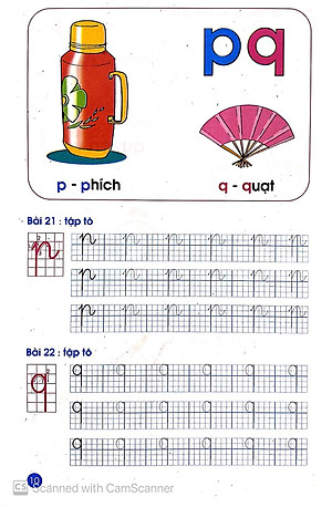 Sách Tập Tô - Tập Viết - Tập Đọc (Tập 2) (Dành Cho Bé 5 - 6 Tuổi)