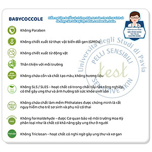 Sữa dưỡng ẩm chiết xuất hạnh nhân Babycoccole 0M+