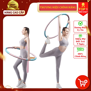 [Loại Cao Cấp] Vòng Lắc Eo Ống Thép Mọc Mút Xốp Lắp Ghép Cao Cấp Chính Hãng DoDoDios - Vòng Lắc Eo Giảm Mỡ Bụng Ống Thép Bọc Mút Xốp - Tùy Chỉnh Độ Nặng