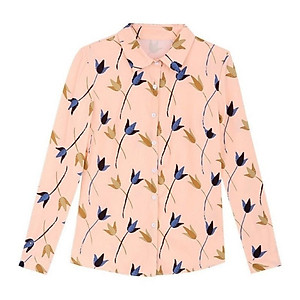 Áo Sơ Mi Nữ Tay Dài HT Hoa Chéo Sang Trọng Chất Liệu Cao Cấp, Không Nhăn, Không Xù, Không Phai Màu