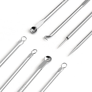 Bộ 4 Cây Nặn Mụn Lấy Mụn Đầu Đen Tại Nhà Chuyên Nghiệp Bằng Kim Loại Cao Cấp