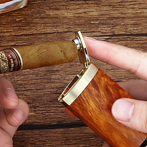 Vỏ Hộp Quẹt Bật Lửa Gas Honest BCH-538 Khò Mỏ Vịt 1 Tia Kèm Đục, Có Nút Chình To/Nhỏ Lửa - Nhiều Màu