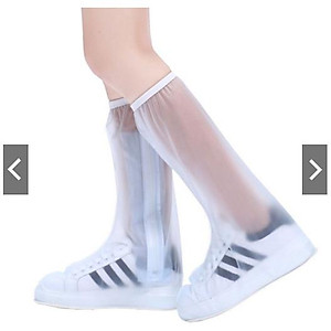 Ủng/ Bọc Giày đi mưa cao cổ trắng - Đồ phượt.