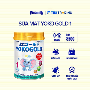 Sữa bột Vinamilk YOKOGOLD 1 850g (cho trẻ từ 0 - 1 tuổi)