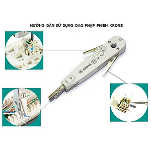 Dao phập phiến Krone Tool nhấn mạng điện thoại Krone LSA Plus, Dụng cụ nhấn cáp Krone RJ11 RJ45