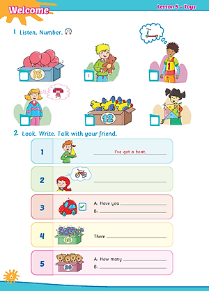 Bài tập Bổ trợ Tiếng Anh 4 Extra and Friends