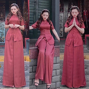 ĐỒ LAM ĐI CHÙA BỘ CỔ TÀU  trang nhã giản dị kín đáo