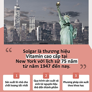 NHẬP KHẨU USA CHÍNH HÃNG - Viên uống bổ sung Vitamin C, tăng sức đề kháng, chống oxy hóa  Solgar Vitamin C 500 mg với Dầu Tầm xuân Rose Hips 