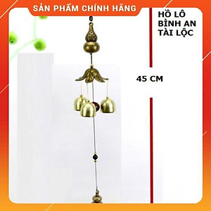 (HÀNG HOT SIÊU CHÂT) Chuông gió hồ lô trang trí bằng đồng cầu bình an và tài lộc 206743