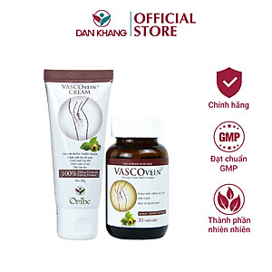 Bộ Sản Phẩm Hỗ Trợ Bệnh Suy Giãn Tĩnh Mạch Vascovein (Viên uống & Kem thoa)