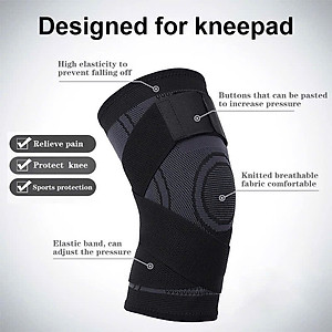 Băng gối Có Dây Đai,Băng Quấn Đầu Gối,Băng gối thể thao,Yoga, bóng đá,bóng chuyền co giãn đàn hồi GIÁ(1chiếc)Và( 2 Chiếc)