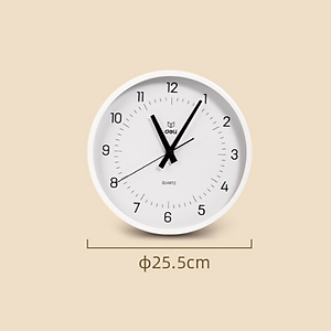 Đồng hồ treo tường kim trôi không ồn minimalist phong cách tối giản trang trí phòng khách Bảo hành 12 tháng Deli