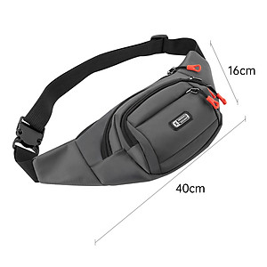 Túi Đeo Chéo Túi Bao Tử Nam Nữ Thời Trang Trẻ Trung, Túi Đựng Ipad, Túi Đeo Vai Nhiều Ngăn Kéo Đựng Đồ Rất Tiện Lợi, Vải Oxford Chống Thấm Nước - EH1001 EH1002 EH1006