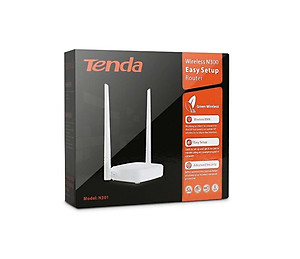 Thiết Bị Phát Sóng Wifi Chuẩn N Tenda N301 (300Mbps) - Trắng - Hàng Chính Hãng