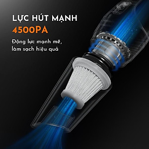 Máy hút bụi ô tô cầm tay GAABOR GVCC-M4A1 lực hút mạnh bền bỉ - Hàng chính hãng