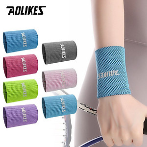 Băng đeo cổ tay thể thao AOLIKES A-7931 mềm mại mát mẻ Cool sports wristband