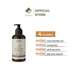 Nước Giặt Hữu Cơ An Toàn Cho Bé Sơ Sinh ECOCARE Chiết Xuất Bồ Hòn Và Tinh Dầu Hoa Nhài 500ml-2L-4L, Dịu Nhẹ Với Da Tay
