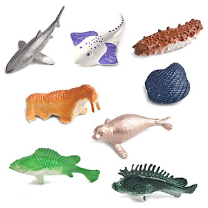 Bộ đồ chơi 46 mô hình Cá & sinh vật Biển New4all Animal Ocean World sống động cho bé 3 tuổi