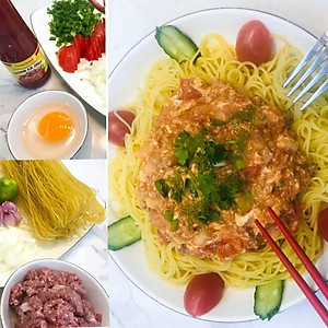 Bún bí đỏ (mì gạo bí đỏ) Nguyên Minh 300gr, bún mì ăn kiêng eat clean